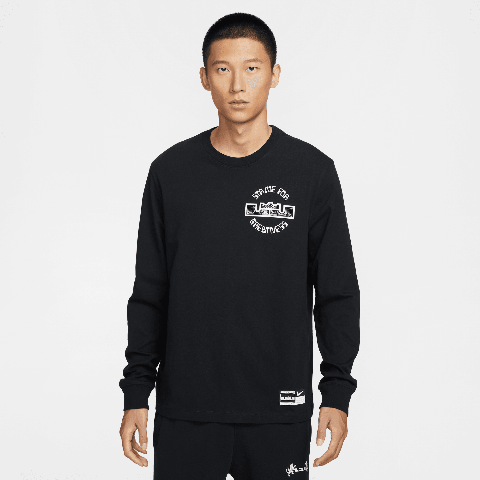 LEBRON MEN'S MAX90 LONG-SLEEVE BASKETBALL T-SHIRT â TEAM ACCESS