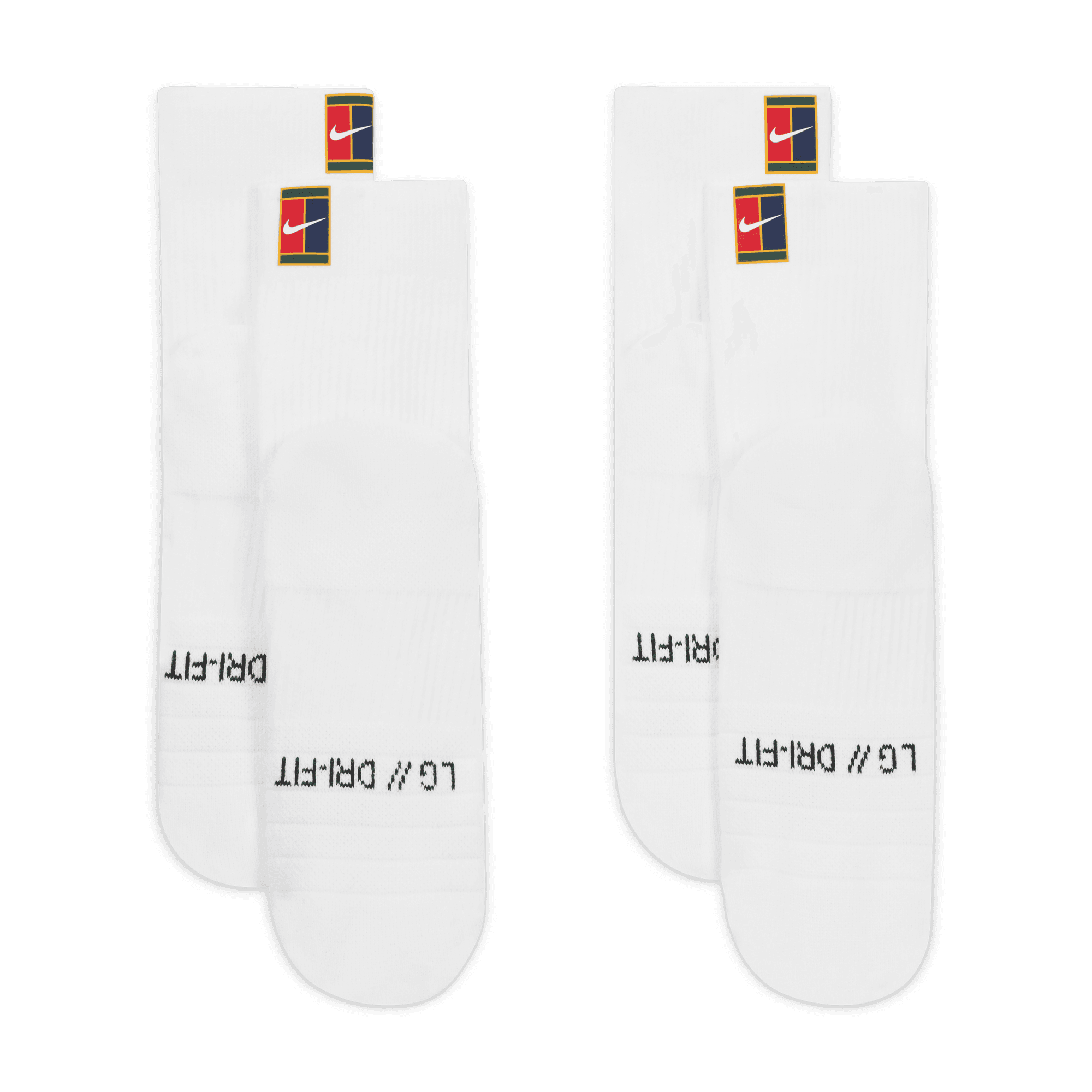 NIKECOURT MULTIPLIER MAX TENNIS ANKLE SOCKS (2 PAIRS)