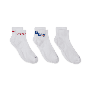 NIKE EVERYDAY PLUS CUSHIONED TRANING ANKLE SOCKS (3 PAIRS)