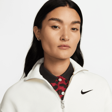 NIKE SPORTSWEAR PHOENIX FLEECE WOMEN'S OVERSIZED 1/2-ZIP CROP SWEATSHIRT