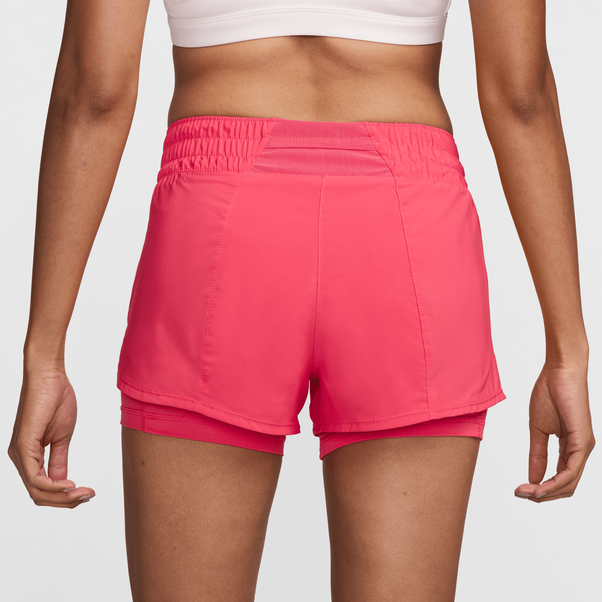 NIKE DRI-FIT ONE WOMEN'S MID-RISE 3" 2-IN-1 SHORTS