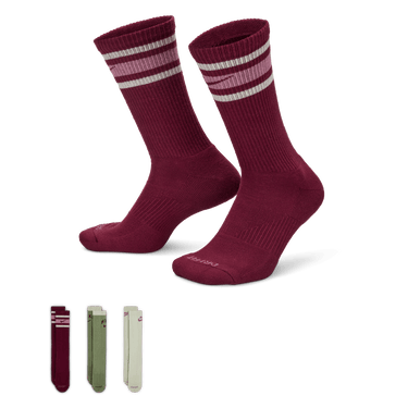 NIKE EVERYDAY PLUS CUSHIONED CREW SOCKS (3 PAIRS)