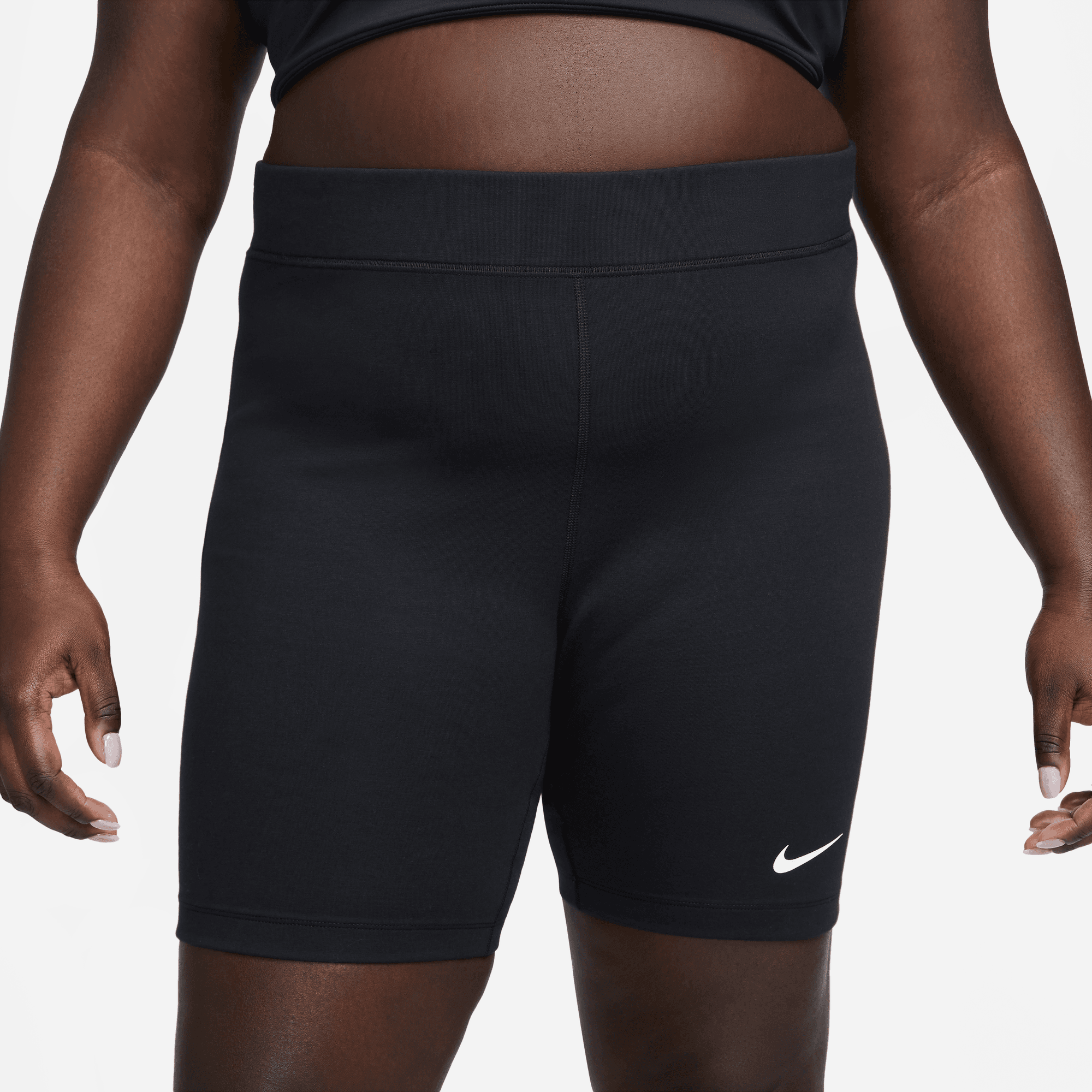 NIKE SPORTSWEAR CLASSIC WOMEN'S HIGH-WAISTED 8" BIKER SHORTS (PLUS SIZE)