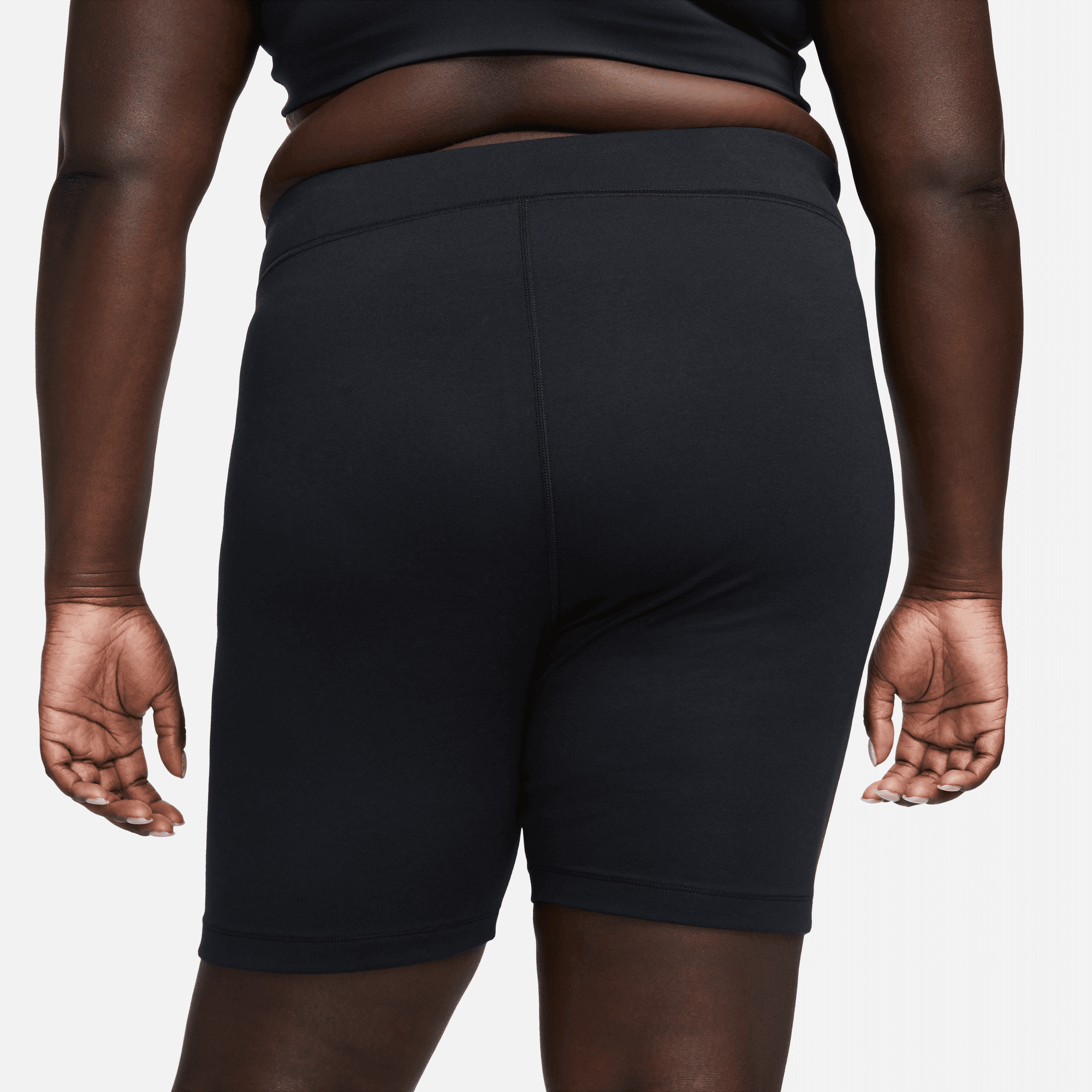 NIKE SPORTSWEAR CLASSIC WOMEN'S HIGH-WAISTED 8" BIKER SHORTS (PLUS SIZE)