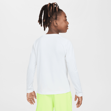 NIKE DRI-FIT MULTI+ BIG KIDS' (BOYS') LONG-SLEEVE TOP