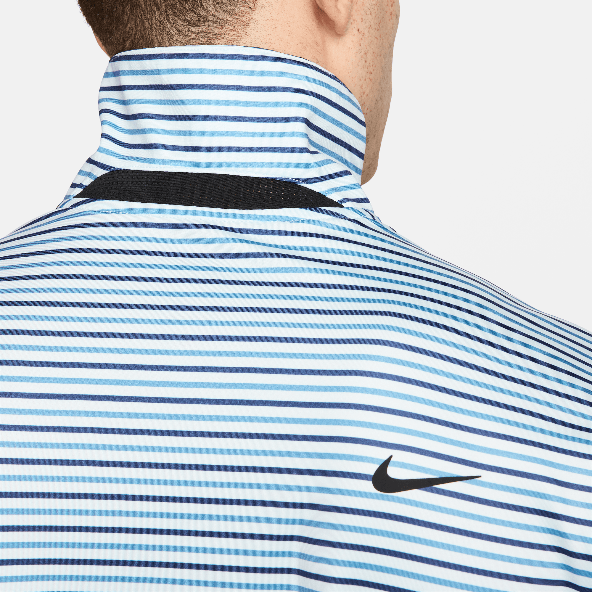 NIKE TOUR MEN'S DRI-FIT STRIPED GOLF POLO