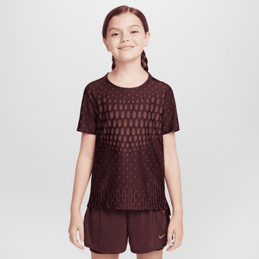 NIKE BIG KIDS' (GIRLS') DRI-FIT ADV SHORT-SLEEVE TOP