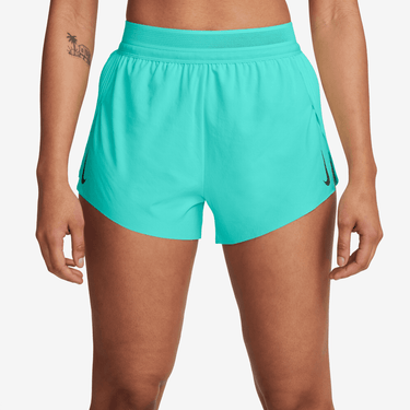 NIKE AEROSWIFT WOMEN'S DRI-FIT ADV MID-RISE BRIEF-LINED 3" RUNNING SHORTS