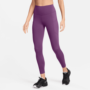 NIKE ONE WOMEN'S HIGH-WAISTED 7/8 LEGGINGS WITH POCKETS