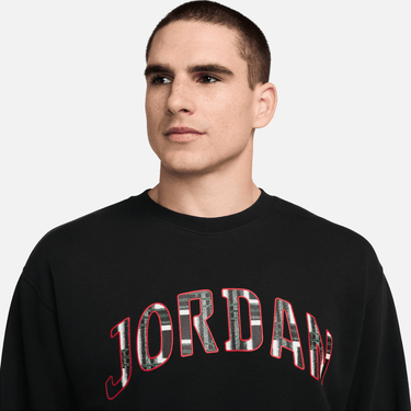 JORDAN ESSENTIALS MENS FLEECE CREW-NECK SWEATSHIRT