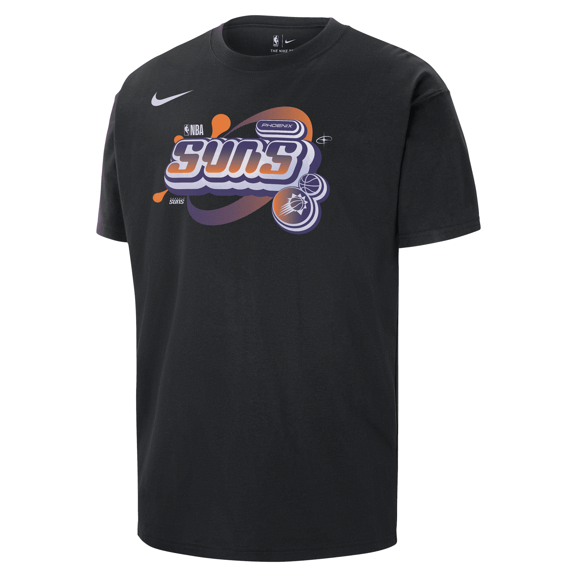 PHOENIX SUNS COURTSIDE MEN'S NIKE NBA MAX90 T-SHIRT BLACK – TEAM ACCESS