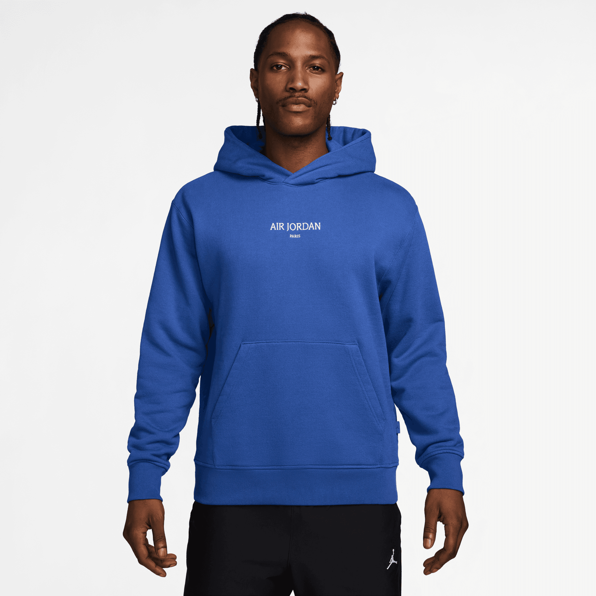 AIR JORDAN WORDMARK MEN'S FLEECE PULLOVER HOODIE