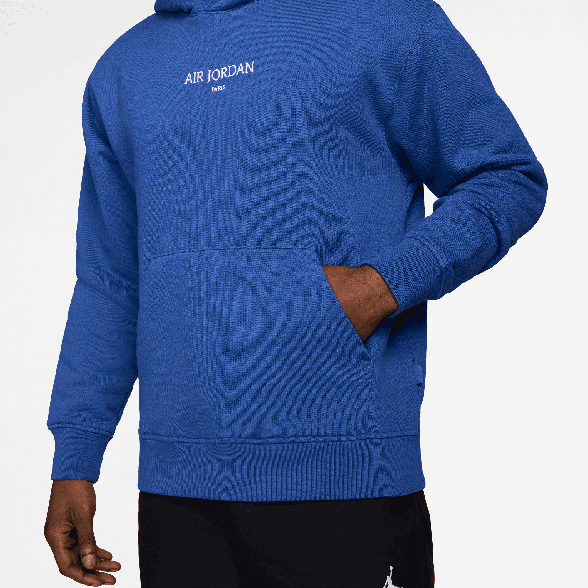 AIR JORDAN WORDMARK MEN'S FLEECE PULLOVER HOODIE