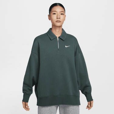 NIKE SPORTSWEAR PHOENIX FLEECE WOMEN'S OVERSIZED 1/4-ZIP POLO