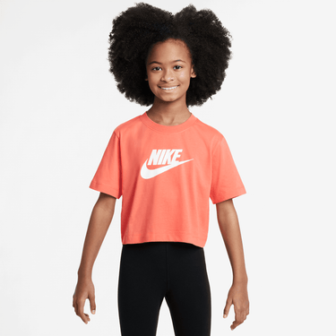 NIKE SPORTSWEAR BIG KIDS' (GIRLS') CROPPED T-SH IRT