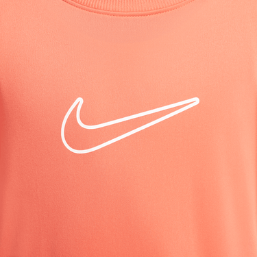 NIKE ONE FITTED BIG KIDS' (GIRLS') DRI-FIT SHORT-SLEEVE TOP