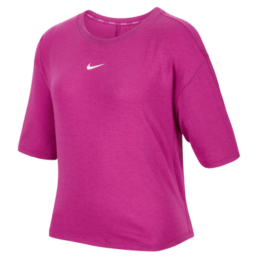 NIKE ONE RELAXED BIG KIDS' (GIRLS') DRI-FIT SHORT-SLEEVE TOP