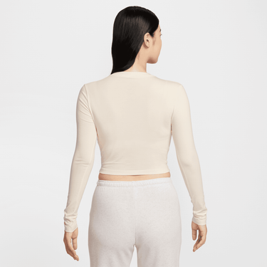 NIKE SPORTSWEAR CHILL KNIT WOMEN'S SLIM LONG-SLEEVE CROPPED TOP