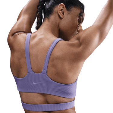 NIKE ZENVY RIB WOMEN'S LIGHT-SUPPORT PADDED SPORTS BRA