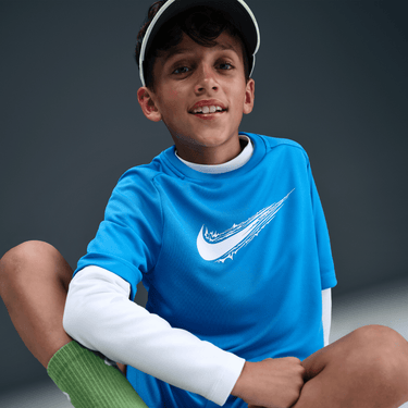 NIKE MULTI BIG KIDS' (BOYS') DRI-FIT SHORT-SLEEVE TOP