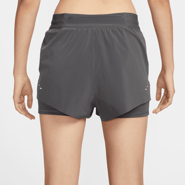 NIKE SWIFT WOMEN'S DRI-FIT MID-RISE 2-IN-1 RUNNING SHORTS