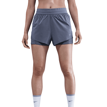 NIKE SWIFT WOMEN'S DRI-FIT MID-RISE 2-IN-1 RUNNING SHORTS