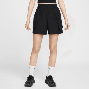 NIKE SPORTSWEAR ESSENTIAL WOVEN WOMEN'S HIGH-WAISTED 5" CARGO SHORTS