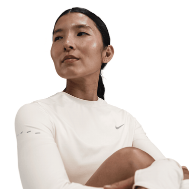 NIKE SWIFT WOMEN'S DRI-FIT UV LONG-SLEEVE CREW-NECK RUNNING TOP
