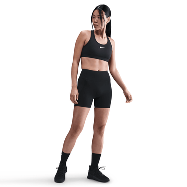 NIKE UNIVERSA WOMEN'S HIGH-WAISTED 5" BIKER SHORTS WITH NO FRONT SEAM