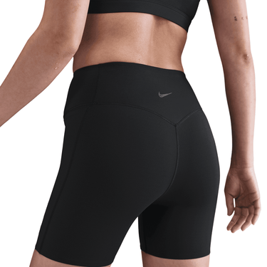 NIKE UNIVERSA WOMEN'S HIGH-WAISTED 5" BIKER SHORTS WITH NO FRONT SEAM
