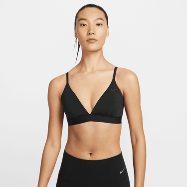 NIKE FORM WOMEN'S LIGHT-SUPPORT PADDED TRIANGLE SPORTS BRA