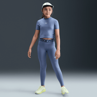 NIKE PRO GIRLS' MID-RISE LEGGINGS