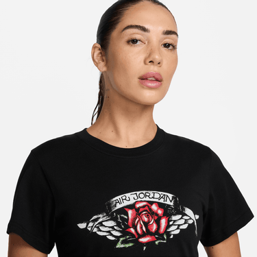 JORDAN FLIGHT WOMEN'S SLIM-FIT GRAPHIC T-SHIRT