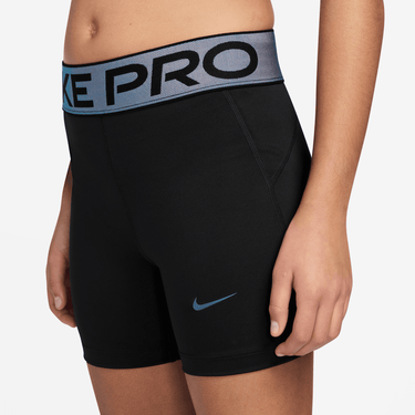 NIKE PRO BIG KIDS' (GIRLS') DRI-FIT 3" SHORTS WITH SHINE ACCENTS