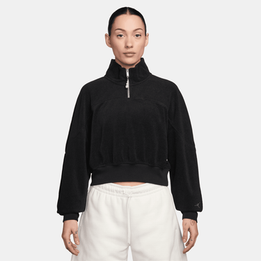JORDAN FLIGHT FLEECE WOMEN'S QUARTER-ZIP TOP