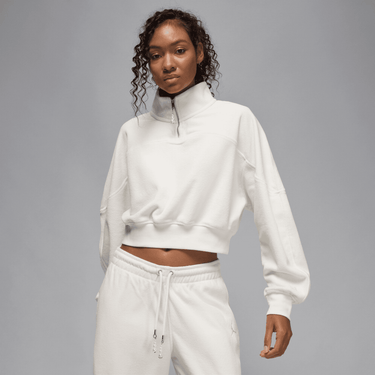 JORDAN FLIGHT FLEECE WOMEN'S QUARTER-ZIP TOP