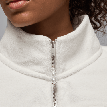 JORDAN FLIGHT FLEECE WOMEN'S QUARTER-ZIP TOP