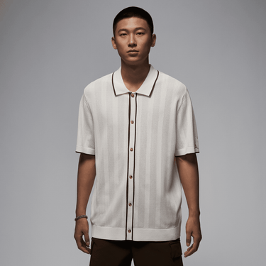JORDAN SPORT MEN’S KNIT BUTTON-DOWN GOLF TOP