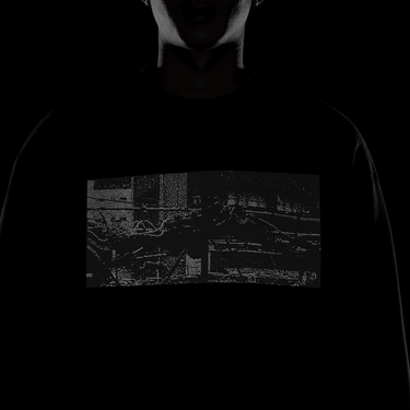 NIKE TECH MEN'S FLEECE CREW WITH REFLECTIVE ACCENTS