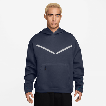 NIKE TECH MEN'S PULLOVER HOODIE WITH REFLECTIVE ACCENTS