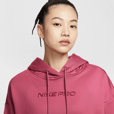 NIKE PRO WOMEN'S THERMA-FIT FLEECE HOODIE