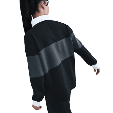 NIKE SPORTSWEAR WOMEN'S LONG-SLEEVE GRAPHIC POLO TOP