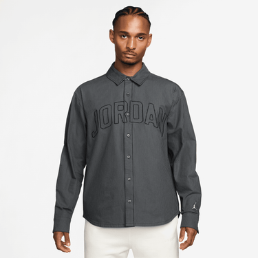 JORDAN FLIGHT MEN'S OXFORD LONG-SLEEVE TOP