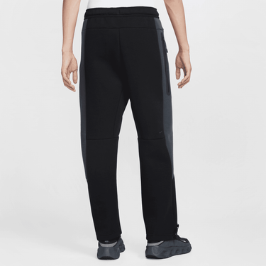 NIKE TECH MEN'S COLOR-BLOCK OPEN-HEM FLEECE PANTS