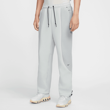 NIKE TECH MEN'S COLOR-BLOCK OPEN-HEM FLEECE PANTS