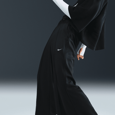 NIKE SPORTSWEAR WOMEN'S MID-RISE WIDE-LEG TRACK PANTS