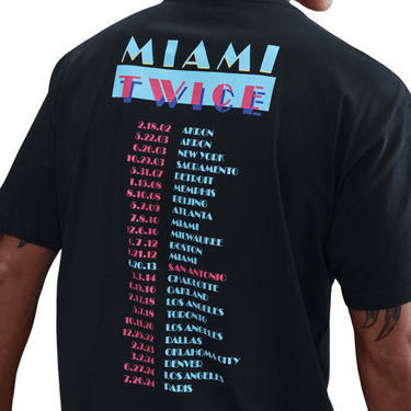 LEBRON "MIAMI TWICE" MEN'S MAX90 BASKETBALL T-SHIRT