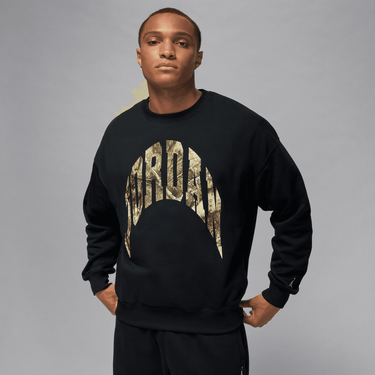 JORDAN BROOKLYN MEN'S FRENCH TERRY REALTREE CREW-NECK SWEAT SHIRT