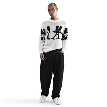 NIKE SPORTSWEAR MEN'S KNIT CREW-NECK SWEATER