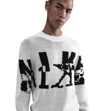 NIKE SPORTSWEAR MEN'S KNIT CREW-NECK SWEATER